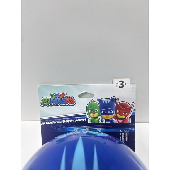 Connor PJ Masks Child Blue Cartoon Bicycle Helmet, Brand New Ages 3+ 48-52cm M - Picture 5 of 8